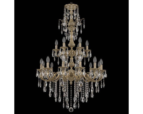 Подвесная люстра Bohemia Ivele Crystal 7201 72101/12+6/250/XL/2d B FP