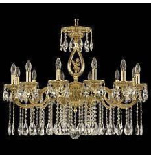 Подвесная люстра Bohemia Ivele Crystal 7501 75401/12/300 A G FA1B