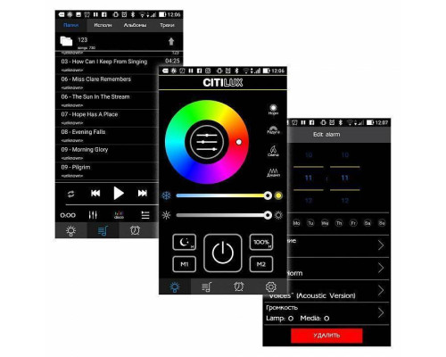 Накладной светильник Citilux Light & Music CL703M60