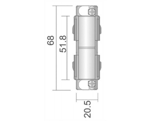 Вставка антискользящая для профиля Deko-Light D Line 710015