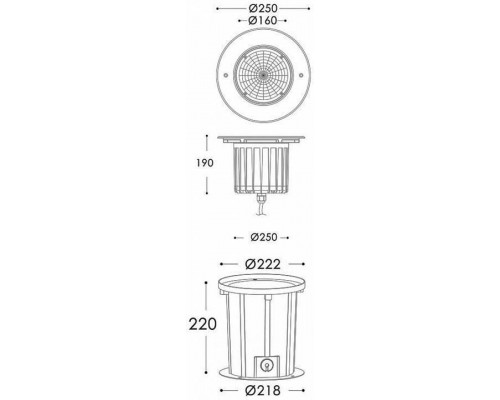 Встраиваемый в дорогу светильник Deko-Light COB 25 Soft WW 730421