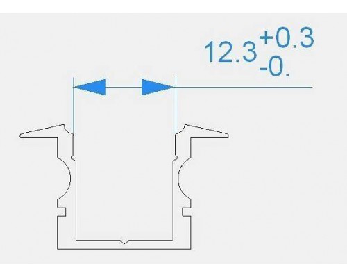 Профиль встраиваемый Deko-Light ET-02-10 975121