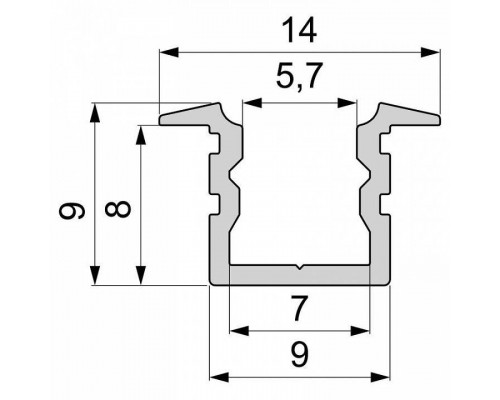 Профиль накладной Deko-Light ET-02-05 975183