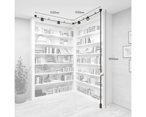 Комплект трековой системы Denkirs Belty SET DK55SET15-01-DG