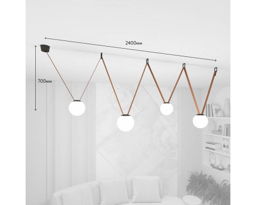 Комплект трековой системы Denkirs Belty SET DK55SET20-01-BR