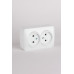 Розетка двойная без заземления Elbi Eleсtriс Alsu 7 504-010200-908