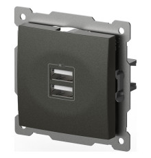 Розетка 2хUSB type A без рамки Elbi Eleсtriс Zena Vega 609-011100-143