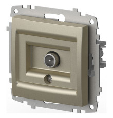 ТВ-розетка проходная без рамки Elbi Eleсtriс Zena Vega 609-011400-272