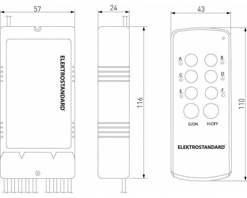 Контроллер с пультом ДУ Elektrostandard Y a031675