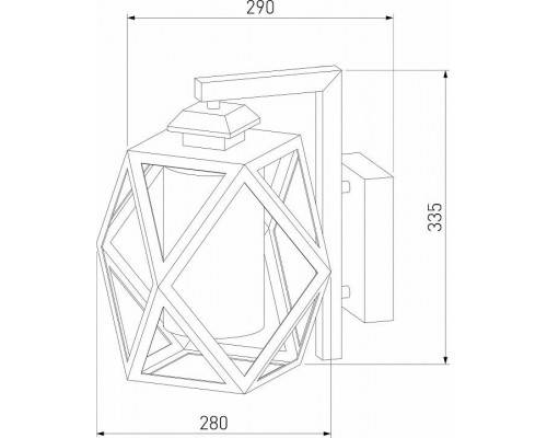 Светильник на штанге Elektrostandard Ambra a056232