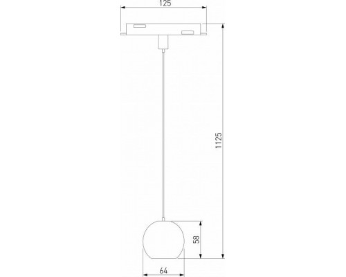 Подвесной светильник Elektrostandard Slim Magnetic a062804