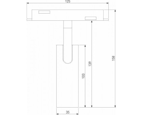 Светильник на штанге Elektrostandard Slim Magnetic a063529