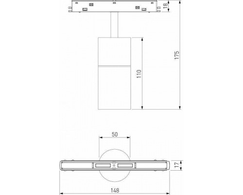 Светильник на штанге Elektrostandard Slim Magnetic a063537