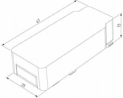 Токопровод концевой Elektrostandard Flat Magnetic a063736