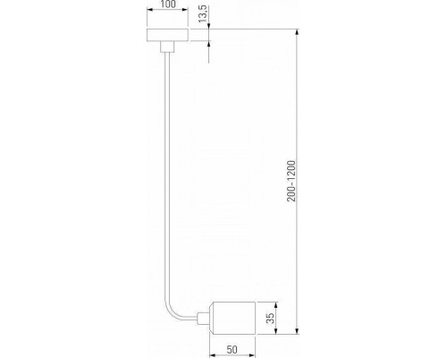 Подвес для трека Elektrostandard Esthetic Magnetic a065431