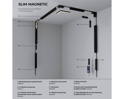 Светильник на штанге Elektrostandard Slim Magnetic a067380