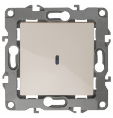 Выключатель одноклавишный с подсветкой без рамки Эра Эра 12 12-1102-02