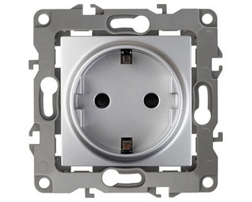 Розетка с заземлением, без рамки Эра Эра 12 12-2001-03