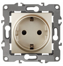 Розетка с заземлением, без рамки Эра Эра 12 12-2001-04