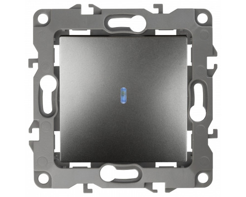 Выключатель одноклавишный с подсветкой без рамки Эра Эра 12 12-1102-12