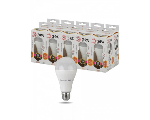 Лампа светодиодная Эра Стандарт LED A65-19W-827-E27