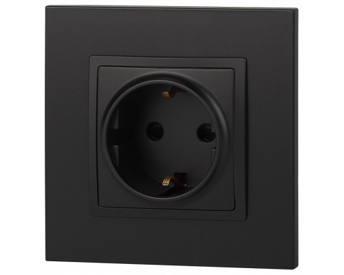 Розетка с заземлением, без рамки Эра Эра Elegance 14-2101-05