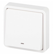 Выключатель одноклавишный с подсветкой Эра Эра Эксперт 11-1522-01