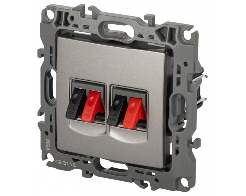 Розетка акустическая без рамки Эра Эра 12 12-3112-16