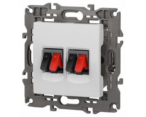 Розетка акустическая без рамки Эра Эра Elegance 14-3112-01М