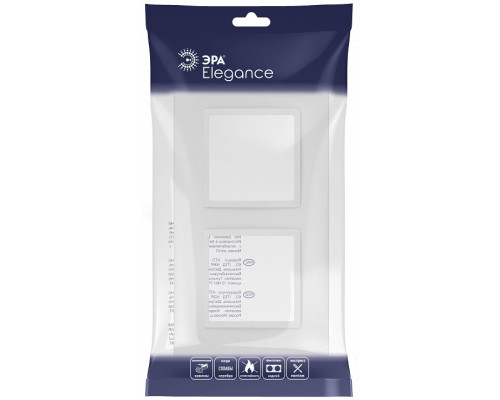 Рамка на 2 поста Эра Эра Elegance 14-5012-01М