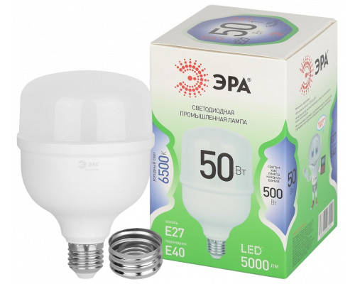 Лампа светодиодная Эра Green Line LED POWER T100-50W-865-E27/E40 GL