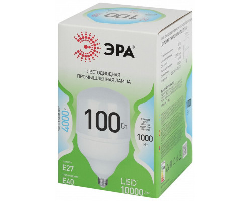 Лампа светодиодная Эра Green Line LED POWER T140-100W-840-E27/E40 GL