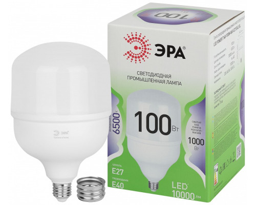 Лампа светодиодная Эра Green Line E27/E40 100Вт 6500K LED POWER T140-100W-865-E27/E40 GL