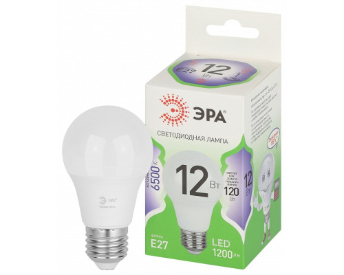 Лампа светодиодная Эра Green Line LED A60-12W-865-E27 GL