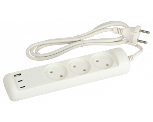 Удлинитель Эра  U-3-1,5m-USB-W