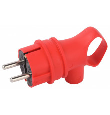 Вилка угловая с заземлением Эра  VX12-R-IP44