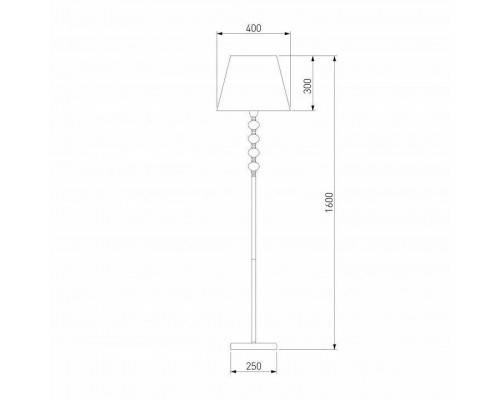 Торшер Eurosvet Rigel 01057/1 черный