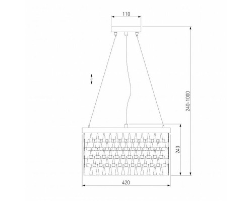 Подвесной светильник Bogates Corazza 317/6