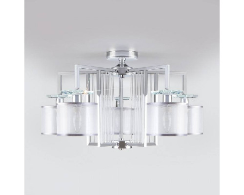 Люстра на штанге Eurosvet Fargo 60123/5 хром Smart