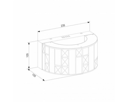Накладной светильник Bogate's Cliff 473/1