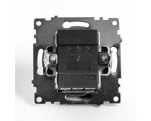 Выключатель трехклавишный без рамки Stekker Катрин 49175