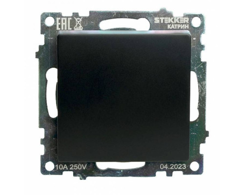 Выключатель одноклавишный без рамки Stekker Катрин 49177