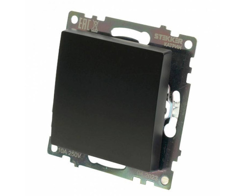 Выключатель одноклавишный без рамки Stekker Катрин 49177