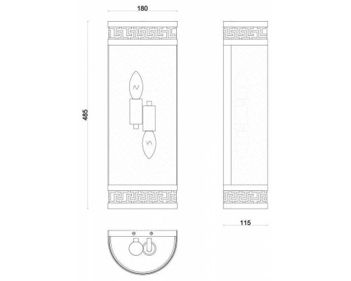 Накладной светильник Favourite Exortivus 4011-2W