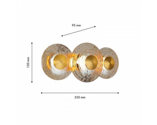Накладной светильник Favourite Claros 4641-3W