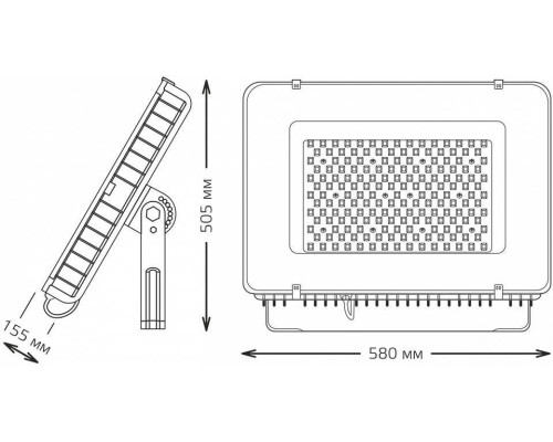 Настенно-потолочный прожектор Gauss Gauss Qplus 613511400