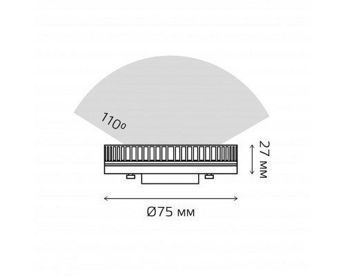 Лампа светодиодная Gauss  84822V