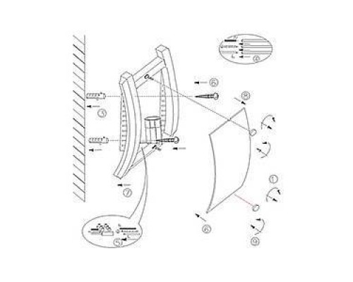 Светильник потолочный накладной Globo Admiral 41309
