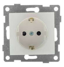 Розетка с заземлением и со шторкой, без рамки Gusi Electric BRAVO С10Р4-028