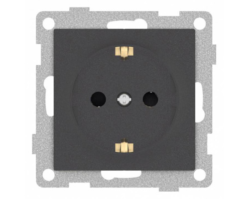 Розетка с заземлением и со шторкой, без рамки Gusi Electric UGRA С11Р4-010